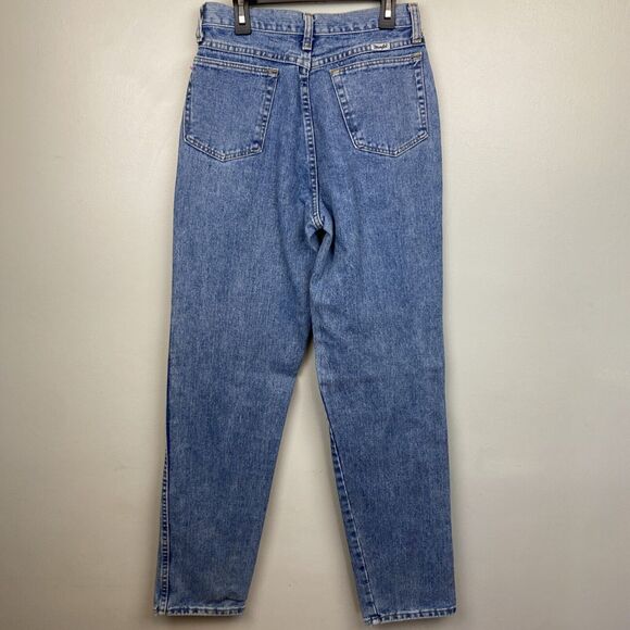 Wrangler jeans women's 7 32x31 light wash VTG button fly USA made high‎ rise - Picture 4 of 9